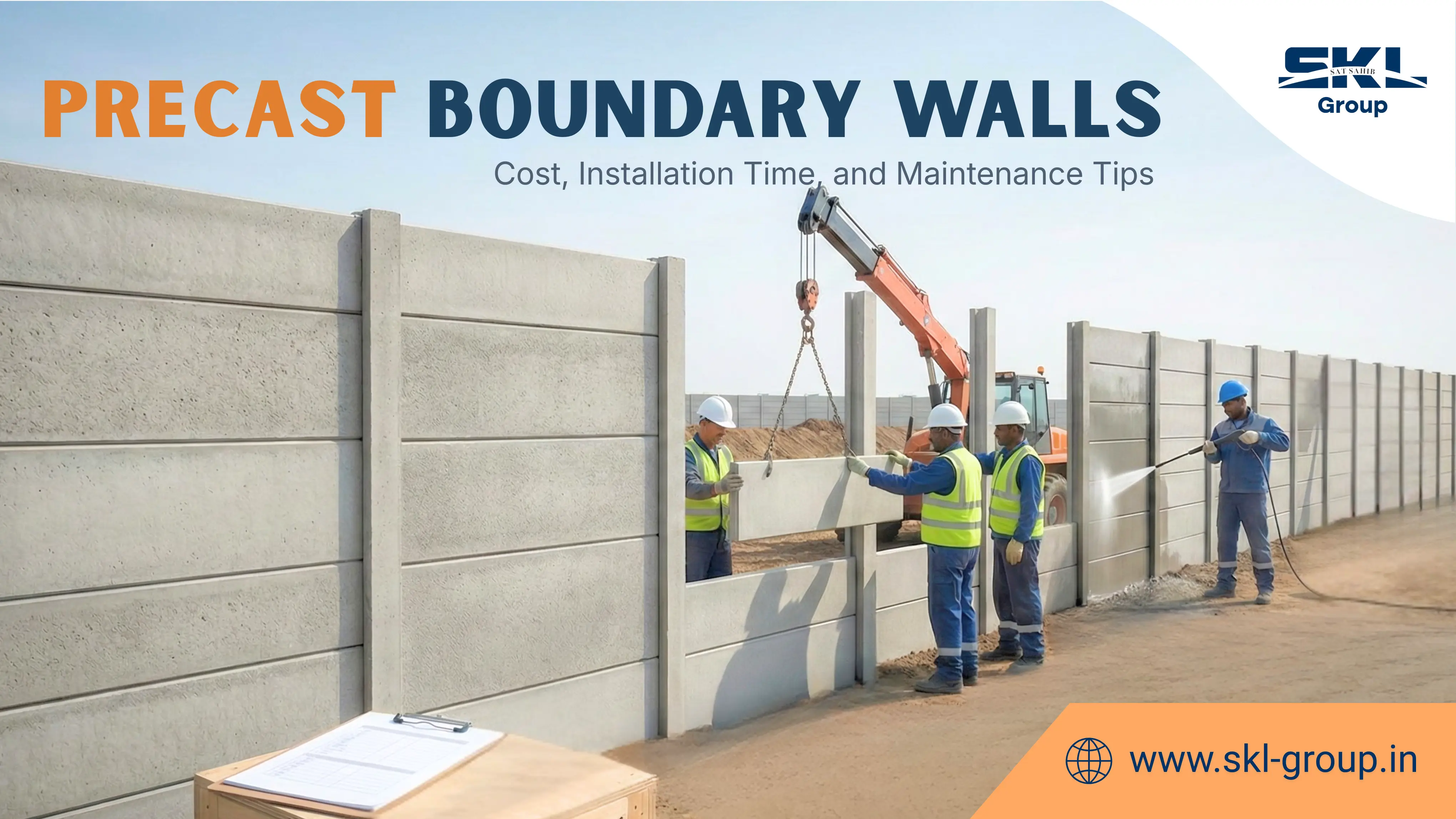 Precast Boundary Walls: Cost, Installation Time & Maintenance Guide